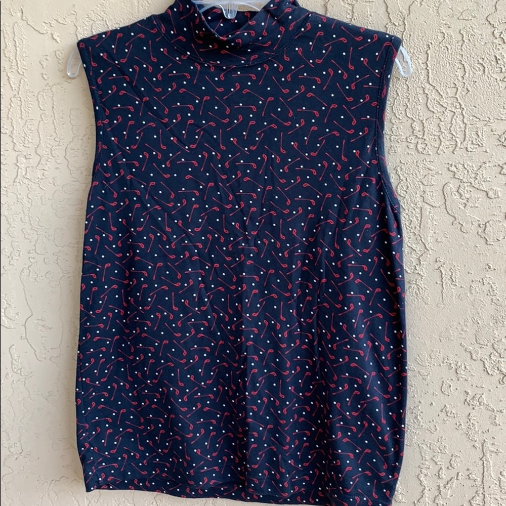 Liz Claiborne sleeveless golf shirt
